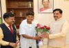 मुख्यमंत्री डॉ. यादव से क्रिकेटर क्रांति गौड़ ने सौजन्य भेंट की