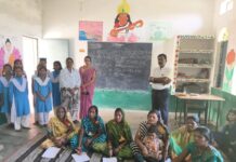 उल्लास नवभारत साक्षरता कार्यक्रम के तहत पांच शिक्षार्थियों का मूल्यांकन