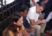 इंडिया गेट पर अंकिता के परिवार से मिले राहुल-प्रियंका, दुष्यंत गौतम को राज्यपाल बनाने के विरोध का मुद्दा उठा